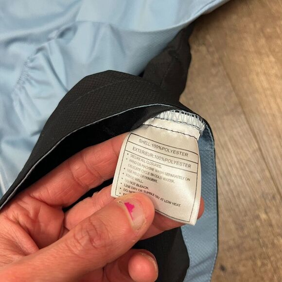 Ariat Windbreaker Jacket Women's S Full Zip Blue Equestrian Softshell Rain - Picture 4 of 10